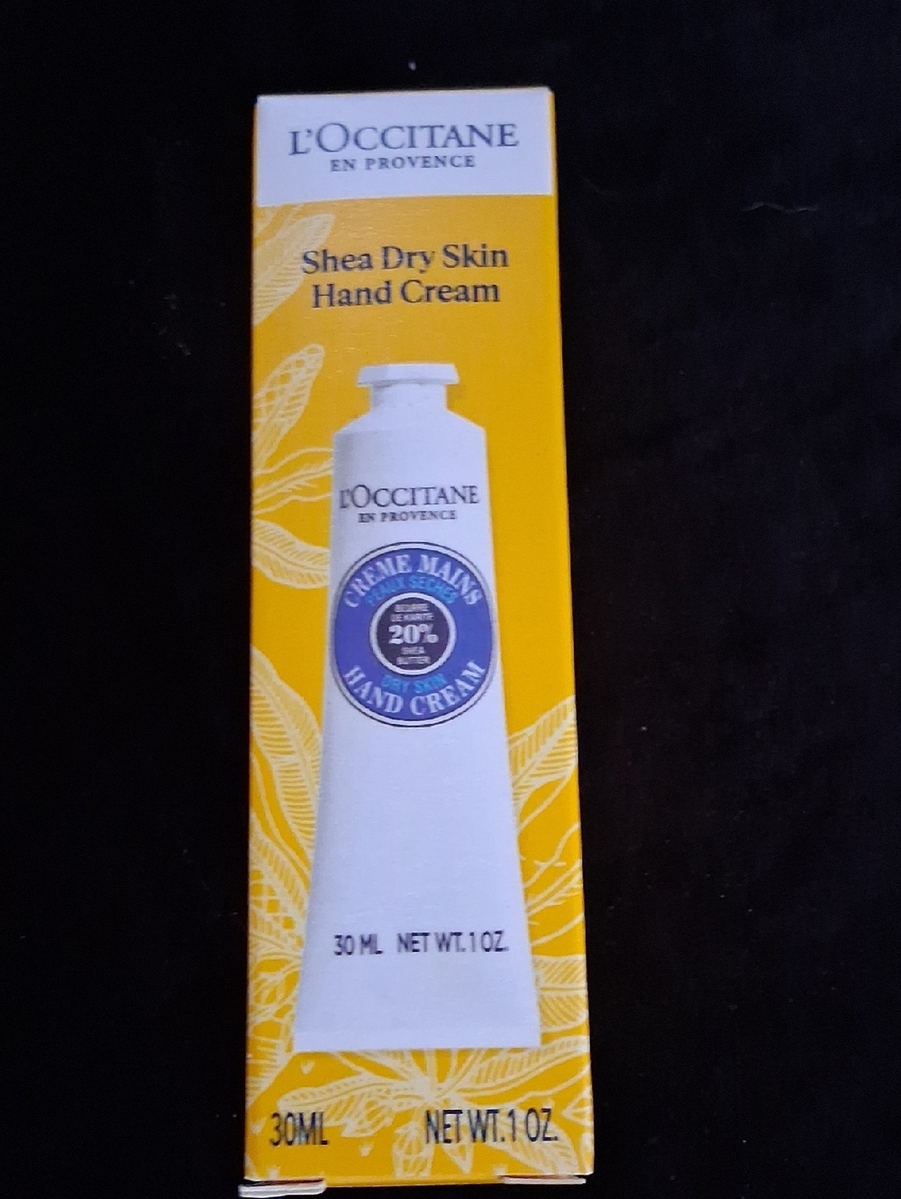 L'OCCITANE Yellow & White Shea Dry Skin Hand Cream Tube